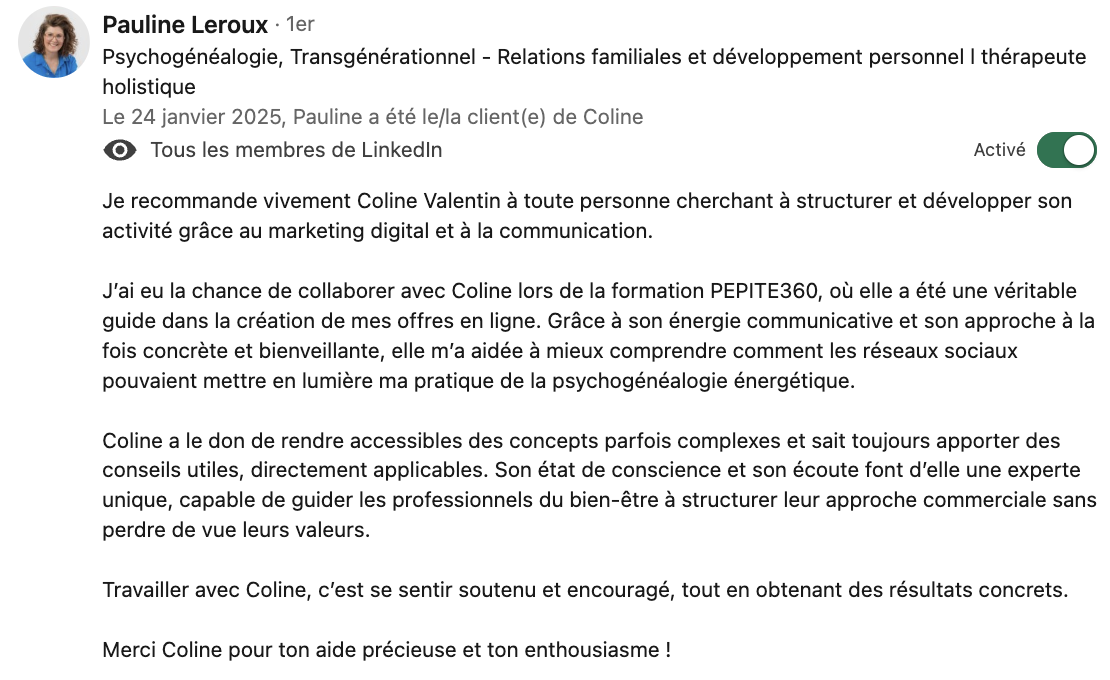 AVIS PAULINE avis-comstrat