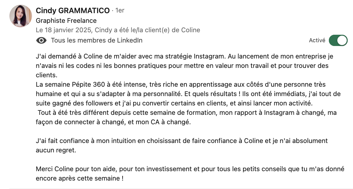 Avis Cindy - Comstrat avis-comstrat